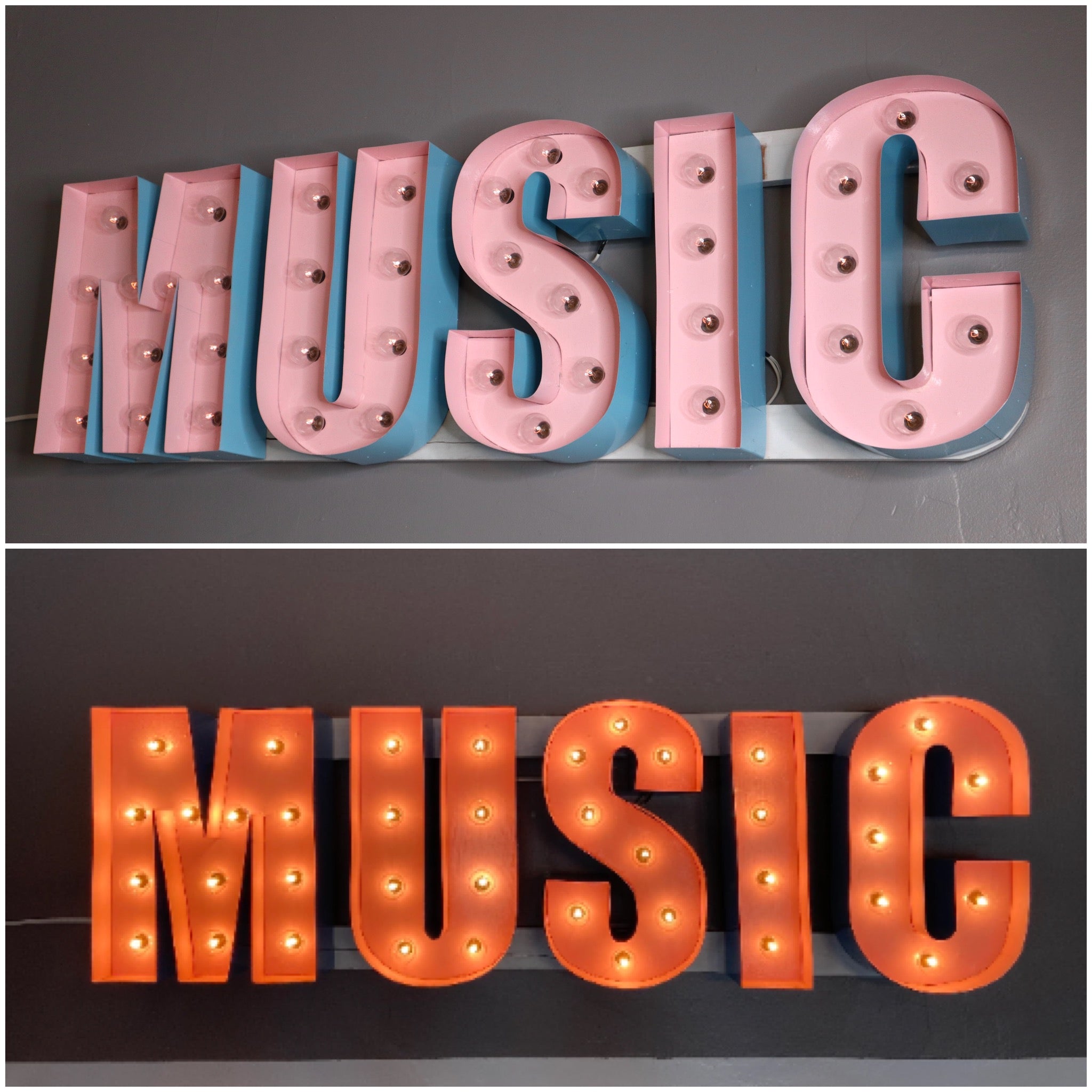 Large Marquee letters 4 feet tall | Large Letters | LED Letter Lights ...