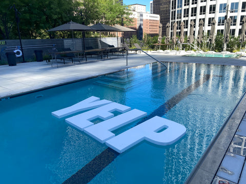 Large Floating Foam Letters | Floating Pool Letters | Large Foam Letters | 3ft 4ft 5ft Tall Foam Letters | Foam Letters Sign