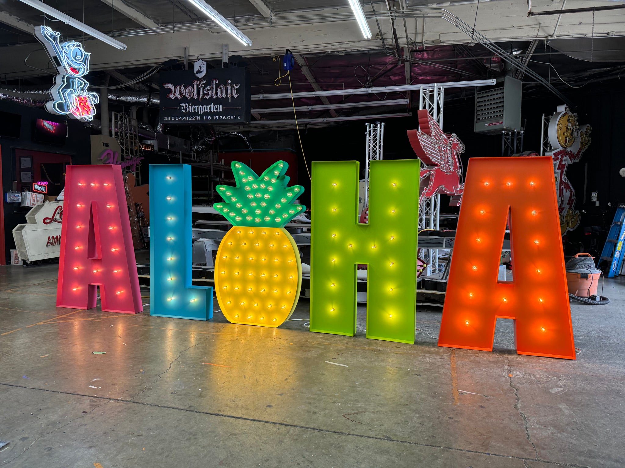 Marquee Letters Stand | Stacking Stand for Large Light Up Letters ...