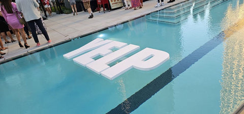 Large Floating Foam Letters | Floating Pool Letters | Large Foam Letters | 3ft 4ft 5ft Tall Foam Letters | Foam Letters Sign