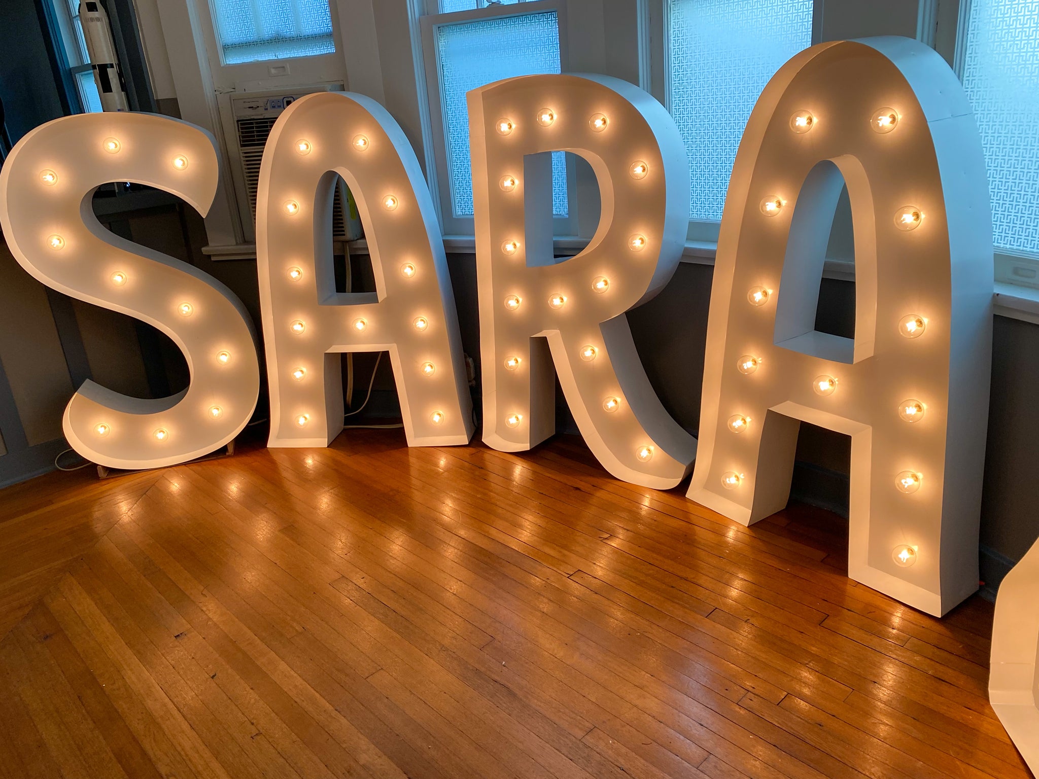 Light Lettering Unique Large Marquee Letters Giant Light Up Letters for Wedding & Baby Shower ...