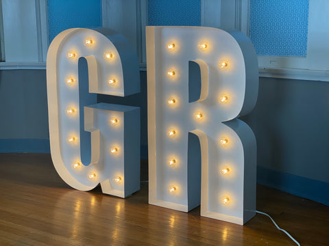 Baby Shower Light Up Letters Decorations | GIRL Marquee Letters with Lights