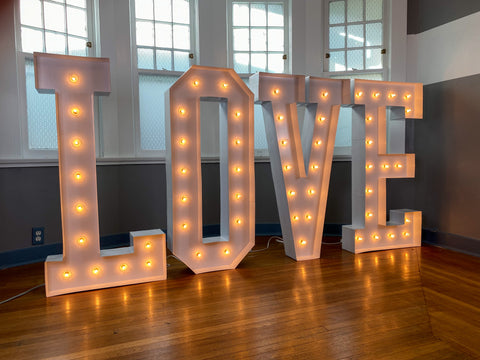 Giant LOVE Marquee Letters 4ft 5ft Tall | Large Marquee Letters | Light Up Letters for Wedding Proposal Birthday Baby Shower